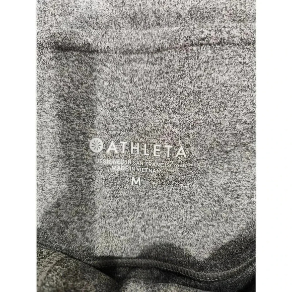 Athleta Leggings Size Medium Gray Cropped - Picture 4 of 8